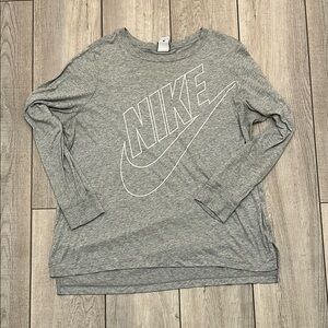 Nike Gray Long Sleeve Tee